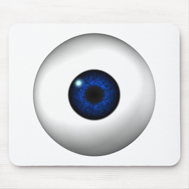 blue eye mouse pad (Front)