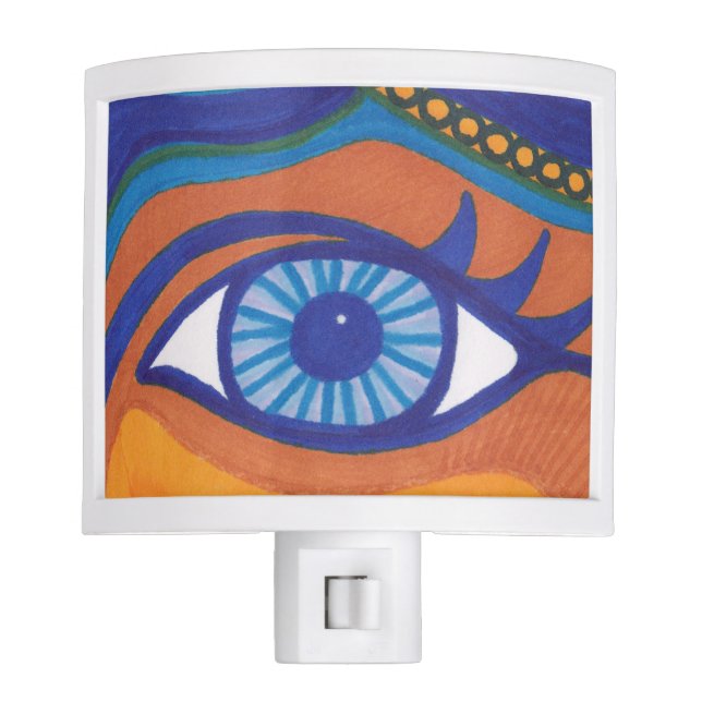 Blue Eye Nightlight Night Lite (Front)