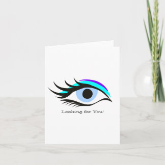 Blue eye note card