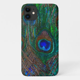 Blue Eye Peacock Feathers Stylish Decor iPhone 11 Case