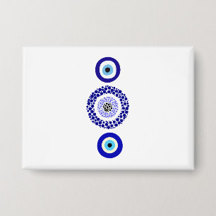 Blue Eye Protection Button