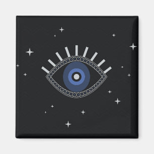Blue eye protection magic talisman symbol magnet