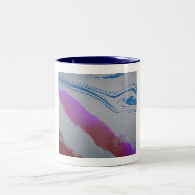 Blue Eye Two-Tone Coffee Mug (Center)