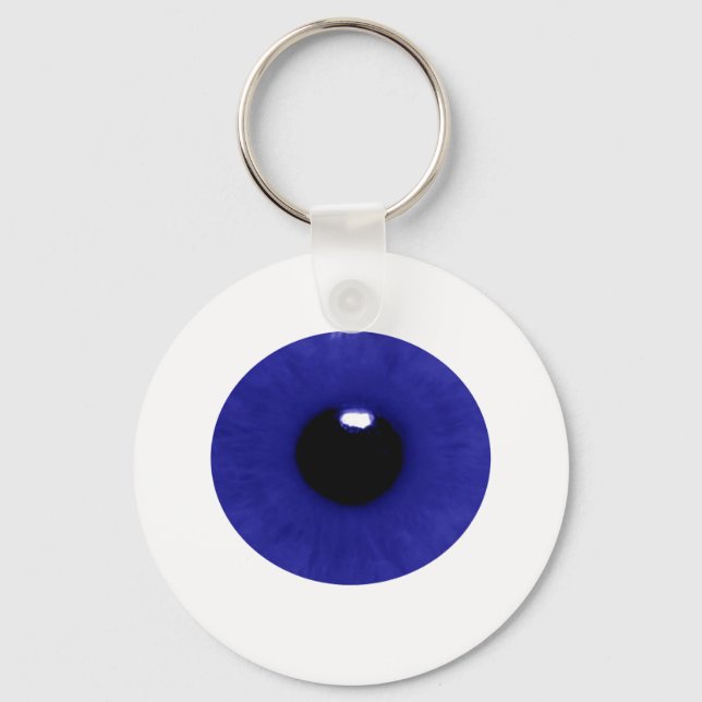 Blue Eyeball Keychain (Front)