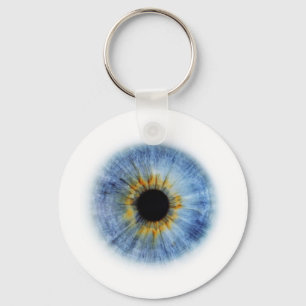 Blue Eyeball Keychain
