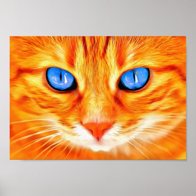 Blue-eyed Cat Poster (Front)