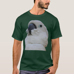 Blue Eyed Cockatoo Face Vector Art T-Shirt