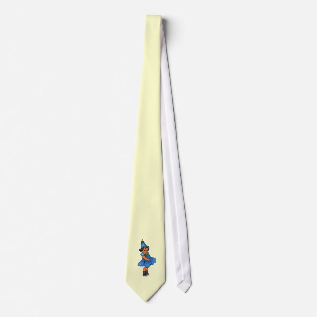 Blue-eyed Flax Tie (Front)