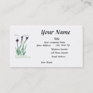 Blue-Eyed Grass Business Card