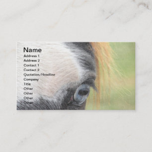 Blue-Eyed Horse Business Card