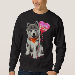 Blue Eyed Husky And Husky Mom Sweatshirt