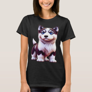 Blue Eyed Husky Puppy T-Shirt