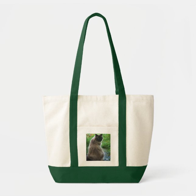 Blue Eyed Kitty Cat Bag (Front)