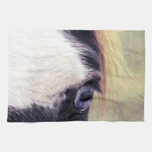 Blue Eyed Paint Horse Kitchen Towel