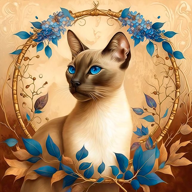 Blue Eyed Siamese Chat Jigsaw Puzzle (Créateur téléchargé)