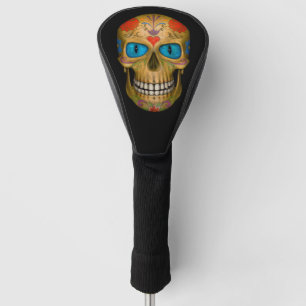 Blue Eyed Sugar Skull Zombie Driver  Covers