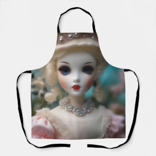 Blue Eyed Vintage Doll, Apron