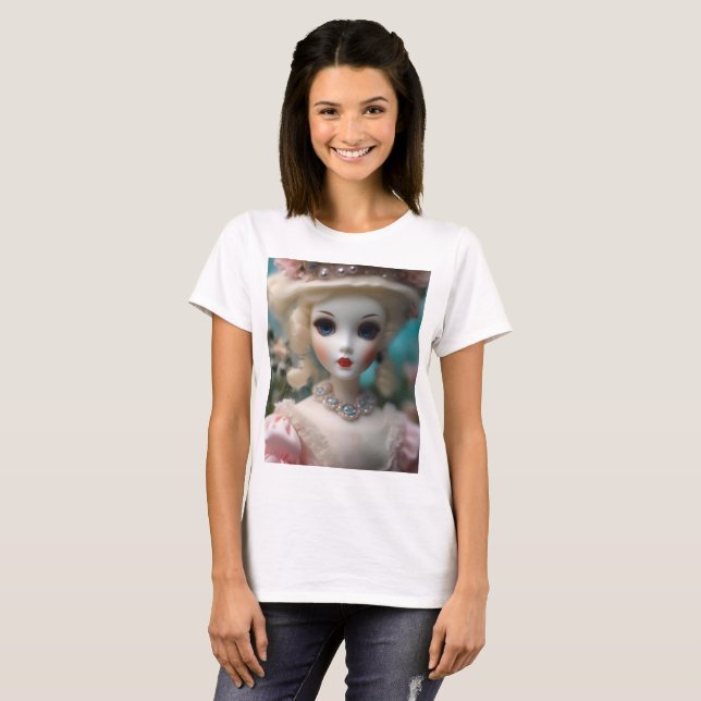 Blue Eyed Vintage Doll, T-Shirt (Front Full)