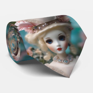 Blue Eyed Vintage Doll, Tie