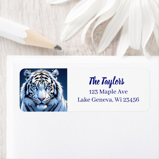 Blue eyed White Tiger Personalized (Insitu)