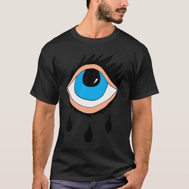 Blue Eyes Black tears T-Shirt (Front)