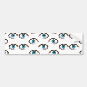 blue eyes bumper sticker