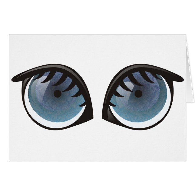 Blue Eyes Cartoon (Front Horizontal)