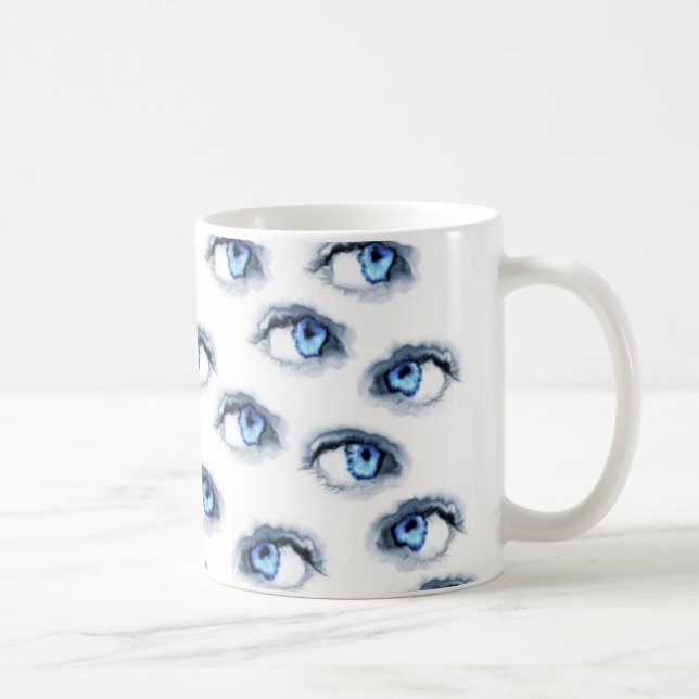 blue eyes coffee mug (Right)