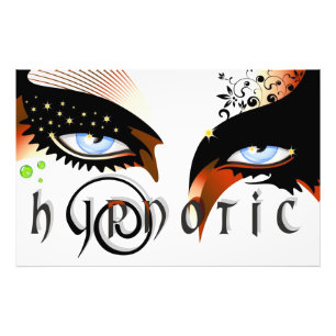 Blue Eyes Fashion Make Up Photo Print