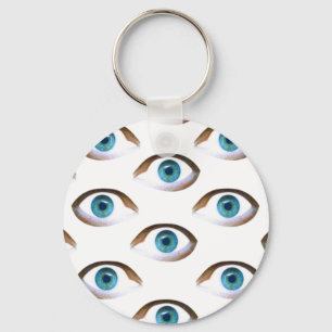 blue eyes keychain
