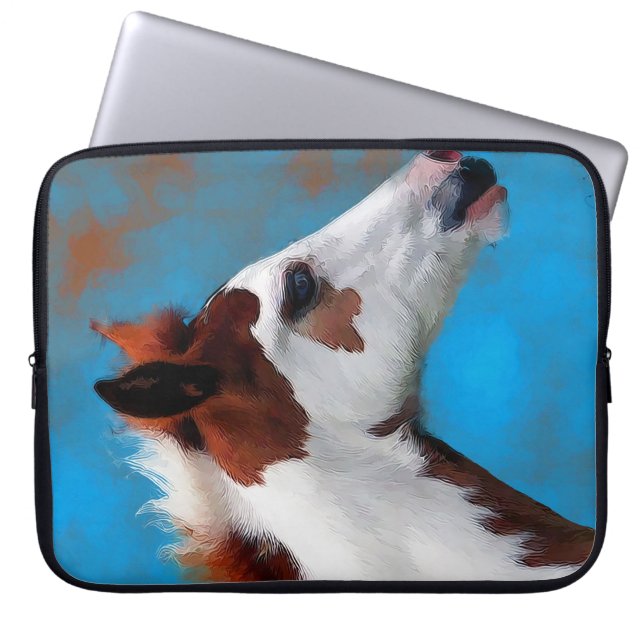 blue Eyes Laptop Sleeve (Front)