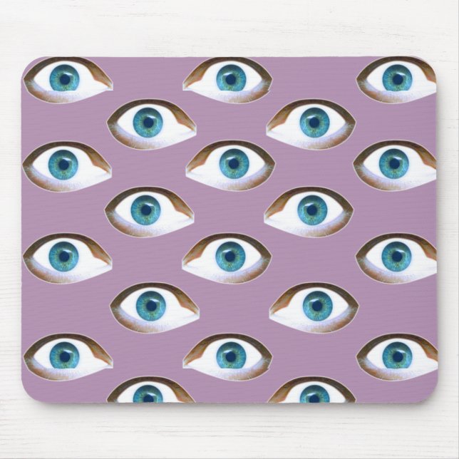 blue eyes mouse pad (Front)