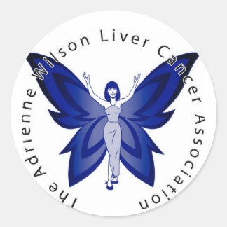 Blue Faery Round Sticker