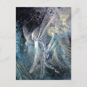 Blue Fairies Postcard