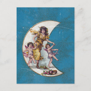 Blue Fairy Book Back cover Postcard