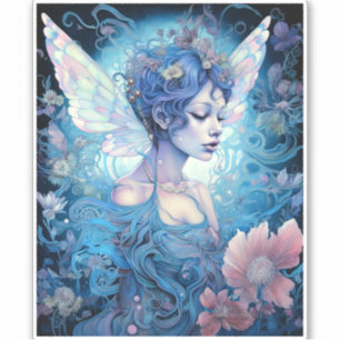 Blue Fairy Fantasy Art