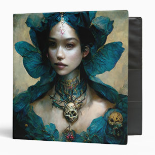 Blue Fairy Fantasy Art  3 Ring Binder