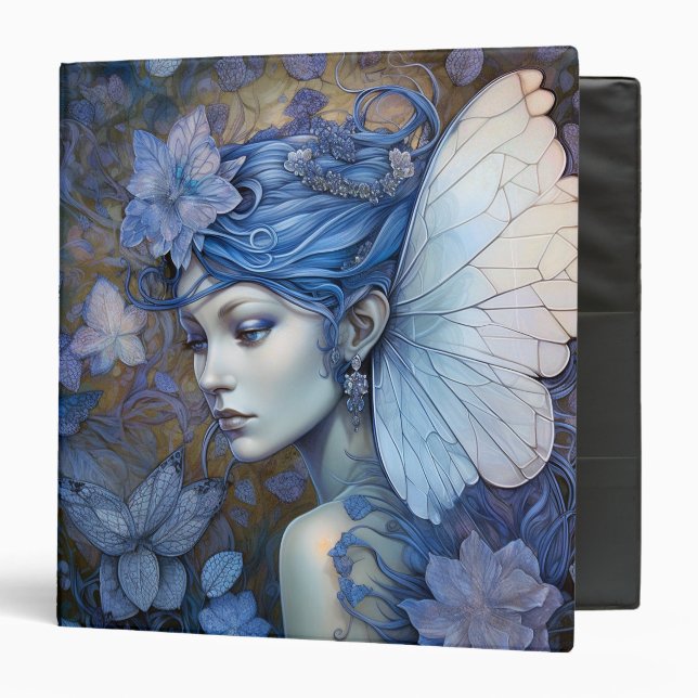 Blue Fairy Fantasy Art Binder (Front/Inside)
