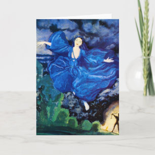Blue Fairy Greeting Card