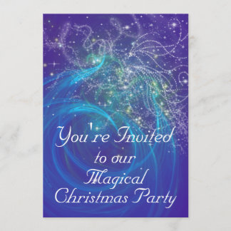 BLUE FAIRY LIGHTS INVITATION