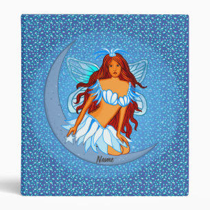 Blue Fairy Night Moon custom fairy binder