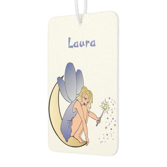 Blue Fairy Personalized Car Air Freshner Freshener (Left)