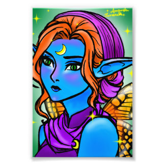 Blue Fairy Photo Print