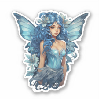 Blue Fairy Sticker