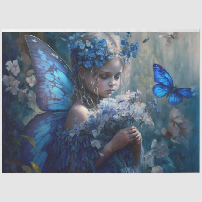 Blue Fairy  Tissue Paper (Front)