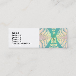 Blue Fairytale Mini Business Card