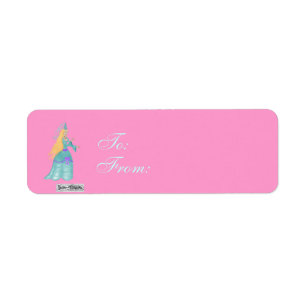 Blue Fairytale Princess Gift Tags