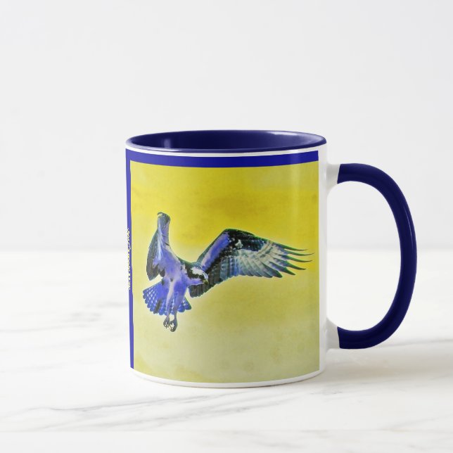 Blue Falcon Mug (Right)