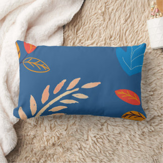 blue fall aesthetics home decor pillow