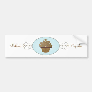 Blue Fancy Cake Bumper Sticker